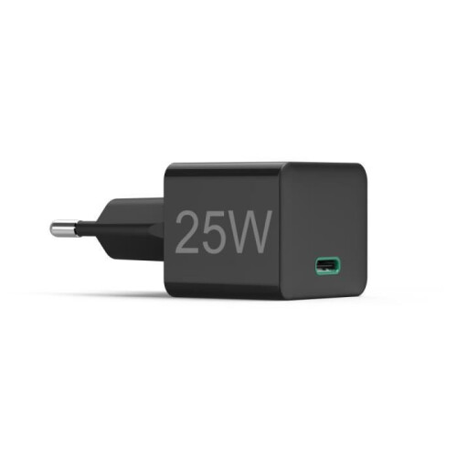 Hama SCHNELLLADEGERÄT, USB-C, PD-QUALCOMM, MINI-LADEGERÄT, 25 W, SCHWARZ HAMA 2