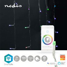 SmartLife Julbelysning | Rijden | Wifi | RGB | 180 LED's | 3 meter | Android/IOS
