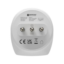 Reiseadapter - Hama - Typ L - Weiß - Geeignet für Geräte mit Erdung - 10 A/250 V