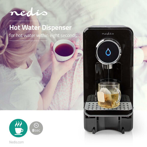Heetwaterdispenser | 2600 W | 2.5 l | Zwart