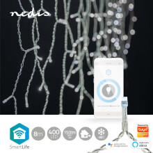 SmartLife Julbelysning | Istap | Wifi | Kall Vit | 400 LED's | 8,00 m | Android/IOS