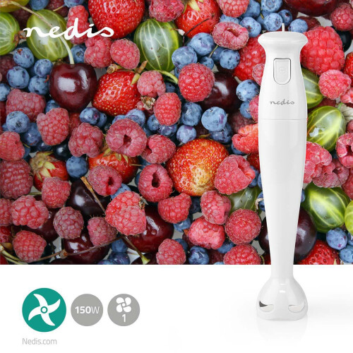 Handblender | 150 W | Snelheidsinstellingen: 1-snelheidsinstelling | Wit