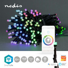 SmartLife-kerstverlichting | Tekenreeks | Wifi | RGB | 168 LED's | 20,0 m | Android/IOS