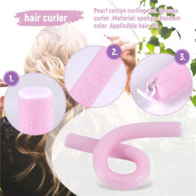 Fast Shipping Wholesale 10pcs Lot Curler Makers Soft Foam Bendy Twist Curls DIY Styling Hair Rollers Tool for Women Accessories
