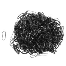 500pcs Black Elastic Rubber band for Hair Female Girl Gift