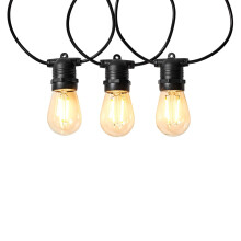 SmartLife Kerstverlichting | Vakantieverlichting | Wifi | Warmwit | 10 LED's | 9,00 m | Android/IOS | Boldiameter: 45 mm