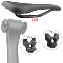 Bike Seatpost Clamp for Carbon Saddle Rails Adapter 7X9mm Bicycle Tube Oval/Round Clips Cycling Accessories