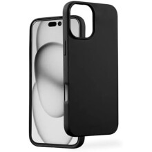 Coque - HAMA - iPhone 16 Plus - Stofdichte Hoes - Soft Touch - Compatibel met MagSafe - Zwart