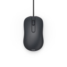 Mouse USB "CM-100", óptico, 3 botões, silencioso, com fio, preto