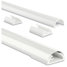 Hama Kabeldurchführung (L x B x H) 1,1 m x 33 mm x 18 mm 1 Stück weiß