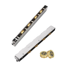 1PCS Stainless Steel Shell Copper Wheel Plastic Steel Aluminum Alloy Glass Sliding Door Pulley Hardware Accessories