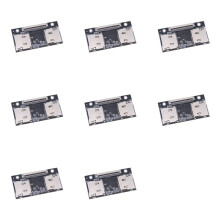 8X Tarjeta Adaptadora TF Tarjeta TF Dual A Tarjeta de Conexión Antiinterferencias CE Adecuada para Computadoras y Consolas de Juegos