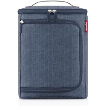 Borsa Isotermica Flessibile - REISENTHEL - Coolerbox - 2 Aperture - Herringbone Blu Scuro - 7L