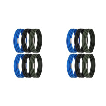 12pcs Rubber Bands , Gallon Trash Cans, Trash Can Bands for Large Bags, Kitchen Garbage Bag Straps, Elastic Bands