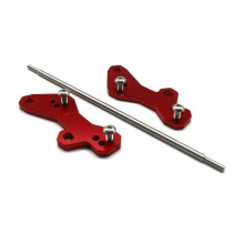 Rearset Base Foot Pegs Rear Back Raise Bracket for CBR150R 2018 Motorbike Rear Set Replacement Base Mounting Plate A