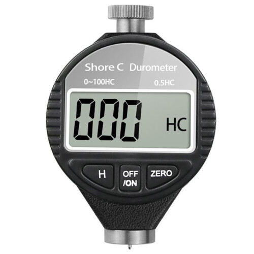 Digital Hardness Tester Portable Hardness Tester with LCD Display Digital Durometer Scale for Rubber,Tire,Plastic C