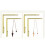 Retractable Dowsing Rod + Cone Pendulum Kit Metal Dowsing Rod for Water Treasure Finding Tools A 4
