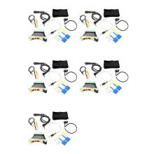 5X Microfoon Sound Hole Equalizer Piezo Pickup Kit voor Akoestische Folk Klassieke Gitaar