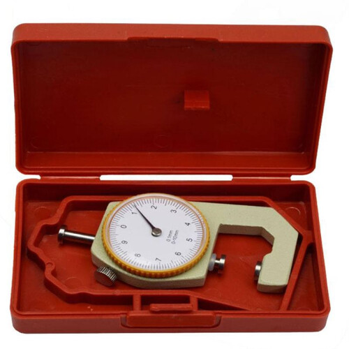 Dial Thickness Gauge 0-10mm Precision Aluminum Min Thickness Meter Tester Micrometer Width Measurement Analysis Tool 2
