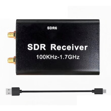 SDR Receiver 100KHz-1.7GHz Full Band AM/FM (NFM WFM)/CW/DSB/LSB/USB Software-Defined Radio Receiver USB-C
