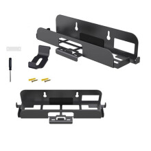 PGTECH Wall-Mount Storage Rack for 2 Console - Wall Bracket with Controller Storage Mount for Safe Storage, Black