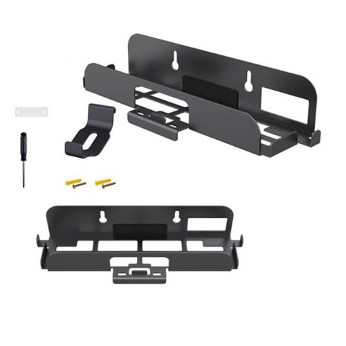 PGTECH Wall-Mount Storage Rack for  2 Console - Wall Bracket with Controller Storage Mount for Safe Storage, Black