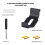 PGTECH Wall-Mount Storage Rack for  2 Console - Wall Bracket with Controller Storage Mount for Safe Storage, Black 5
