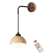 Rechargeable LED Hanging Wall Lamp with Remote Control Nordic Modern Bedroom Living Room Stair Light