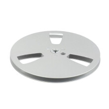 1/4 7 Inch Takeup Reel Empty Take Reel 3 Hole Wind Holes Open Reel Audio Tape Empty Reel for Reel to Reel Silver