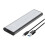 M2 SSD Enclosure  NGFF Protocol M.2 Solid State Mobile Hard Disk Box M.2 to USB3.2 Gen1 Type-C 5Gbps SSD Case Silver 1