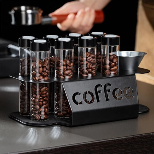 Coffee Beans Container Tube for Espresso Accessory Single Dose Espresso Bean Storage Jar 1