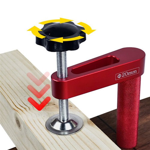 Adjustable Bench Dog Hole Hold Down Clamps with Quick Release for Woodworking 1
