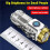 2X Flashlight Tactical  Rechargeable Laser Extremely Bright Outdoor Accessories Portable Lighting Silver 4