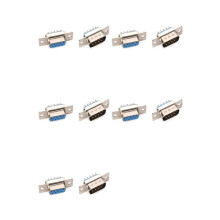 25Pairs 50Pcs Db9 Maschio e Femmina Rs232 9 Pin Wire Solder Porta Seriale Connettori A Spina