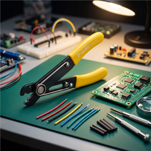 Pro'SKit ProsKit 6PK-223 Precision Wire Stripper Cable Stripping Tool Adjustable Wire Stripping Pliers Cable Stripper Tool for 0.5-4.0mm 1