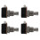 4X Guitar Pedal 2 Pin SPST Momentary Effects Push Button Foot 1
