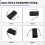 Universal Ceiling Fan Remote Control Kit with Mute Adjustable 3 Wind Speed/Timing  Lamp Transmitter Receiver 220V 6