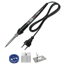 Adjustable Temperature Electric Soldering Iron Welding Solder Rework Station Heat Pencil Tips Repair Tools EU Standard