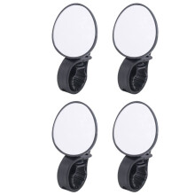 4X Bike Mirror, Bicycle Cycling Rear View Mirrors Adjustable Handlebar Mounted for Mountain Road Bike