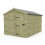 8 x 12 Apex Shed Tanalised (Single Door, No Windows) 2