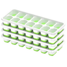 14-Compartment Ice Tray with Lid, Household Soft-Bottom Ice Maker, Homemade Ice Freezing Tool