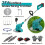 21V Cordless Grass Strimmer 2 Batteries 8
