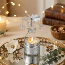 Rotating Carousel Scented Candle with Gift Bag