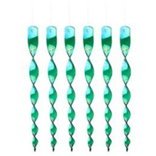 Groene Vogelafstotende Reflex-Schrikstok van 30 cm - Decoratieve Roterende Bediening - Houd Vogels op Afstand