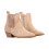 Bottines - SUPER MODE - LBS - Zip - Talon bloc large - Bout pointu - Beige 3