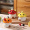 Mushroom Fruit Fork Set Household Dessert Cute Small Fork Storage Can Cartoon Fruit Insertion Sign A 5