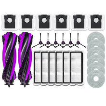 For Cecotec Conga X70 Robot Vacuum Parts Main Roller Side Brush Dust Bag Filter Mop Cloth Accessories