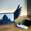 Detachable Wing Base Stand for   Game Console Desktop Holder Decorative Display Accessory White 5