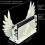 Detachable Wing Base Stand for   Game Console Desktop Holder Decorative Display Accessory White 7