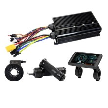 Electric Bike 3-Mode Controller 80A 48V-72V XT150 Controller with UKC1+ Display for 5000W Brushless Motor Accessories